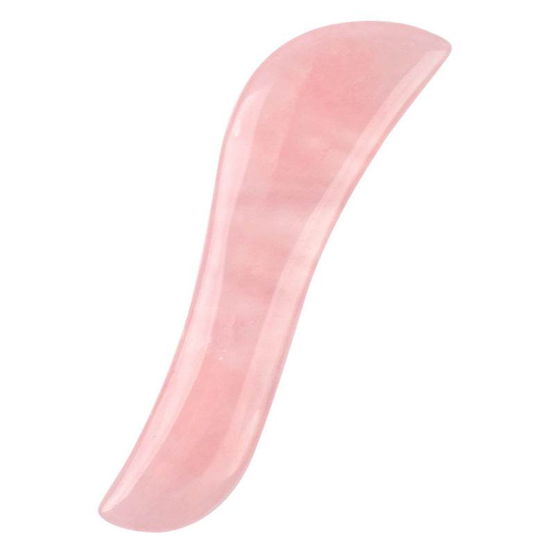 Massage Gua Sha Tools Natural Rose Quartz Stone