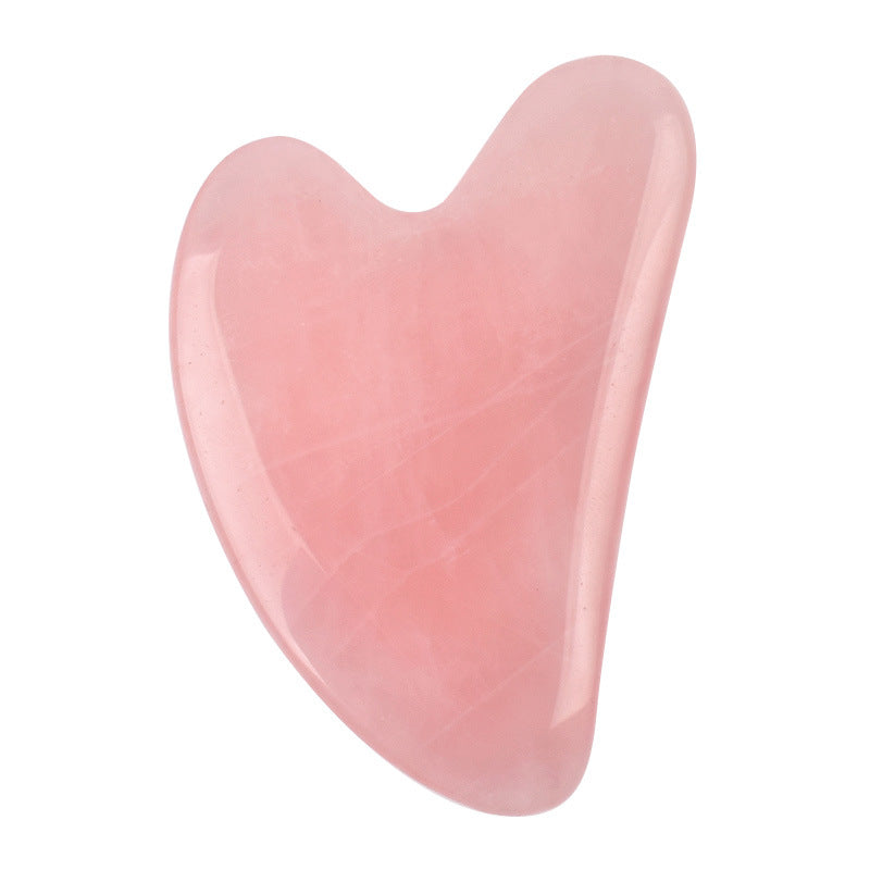 Massage Gua Sha Tools Natural Rose Quartz Stone