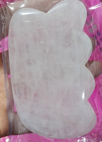 Massage Gua Sha Tools Natural Rose Quartz Stone