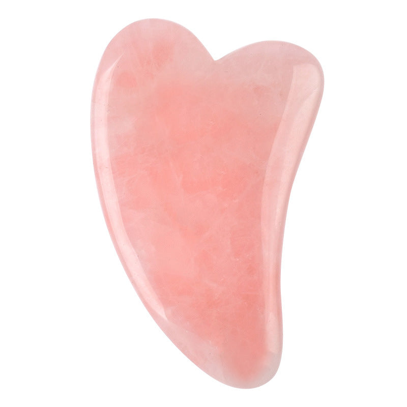 Massage Gua Sha Tools Natural Rose Quartz Stone