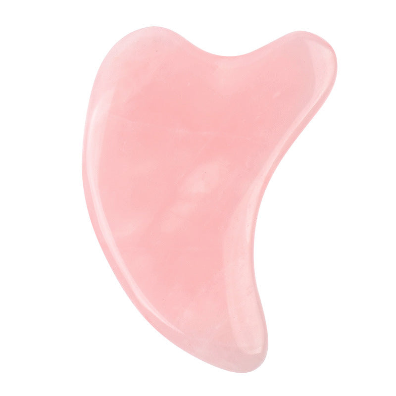 Massage Gua Sha Tools Natural Rose Quartz Stone