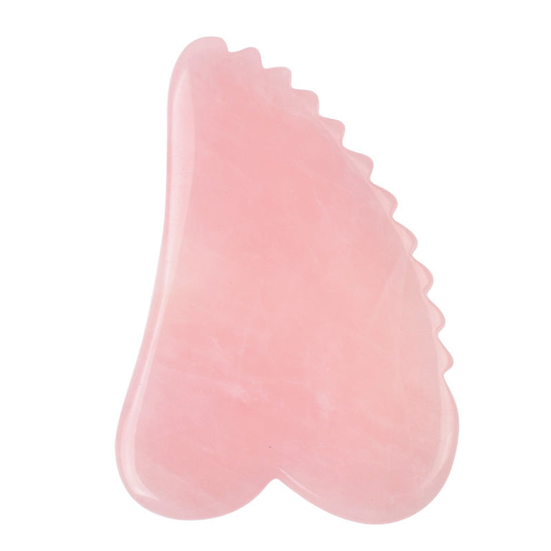 Massage Gua Sha Tools Natural Rose Quartz Stone